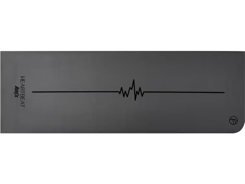 Airex Yogamatte Heartbeat Anthrazit