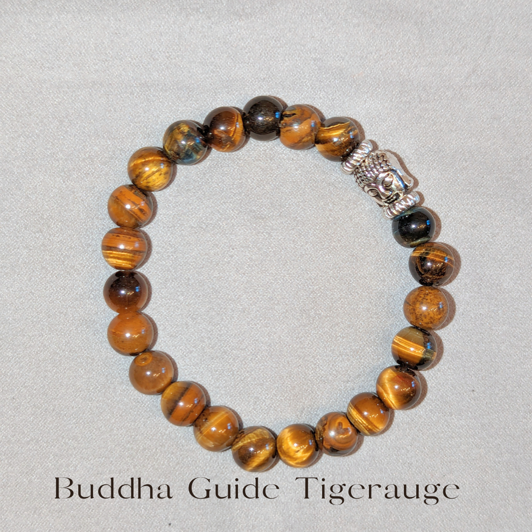 Mala Buddha Guide Tigerauge