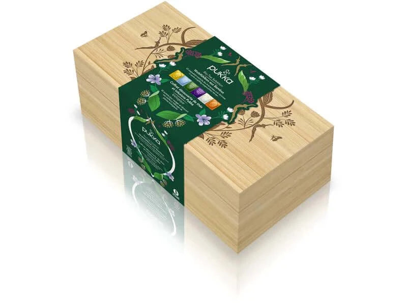 Pukka Wohlfühlbox aus Bambus 42 Teebeutel - Kali-Shop