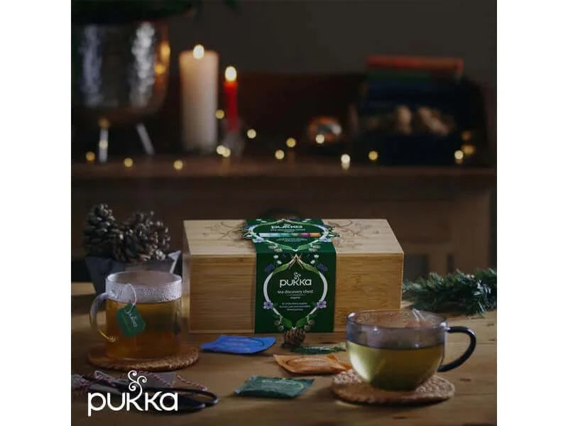 Pukka Wohlfühlbox aus Bambus 42 Teebeutel - Kali-Shop