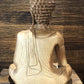 Buddhafiguren: Buddha aus Suar Holz (mittlere Grösse) - Bhumisparsha Mudra Kali-Shop