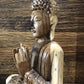 Buddhafiguren: Buddha aus Suar Holz (mittlere Grösse) - Anjali Mudra Kali-Shop